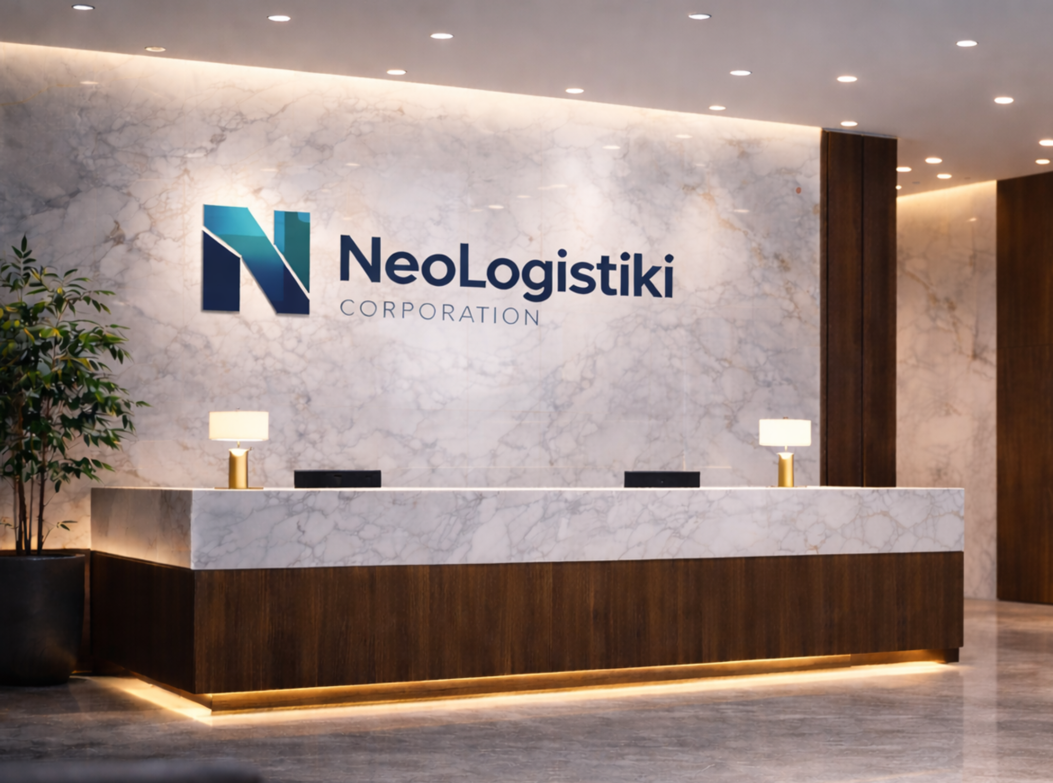 NeoLogistiki Reception Banner